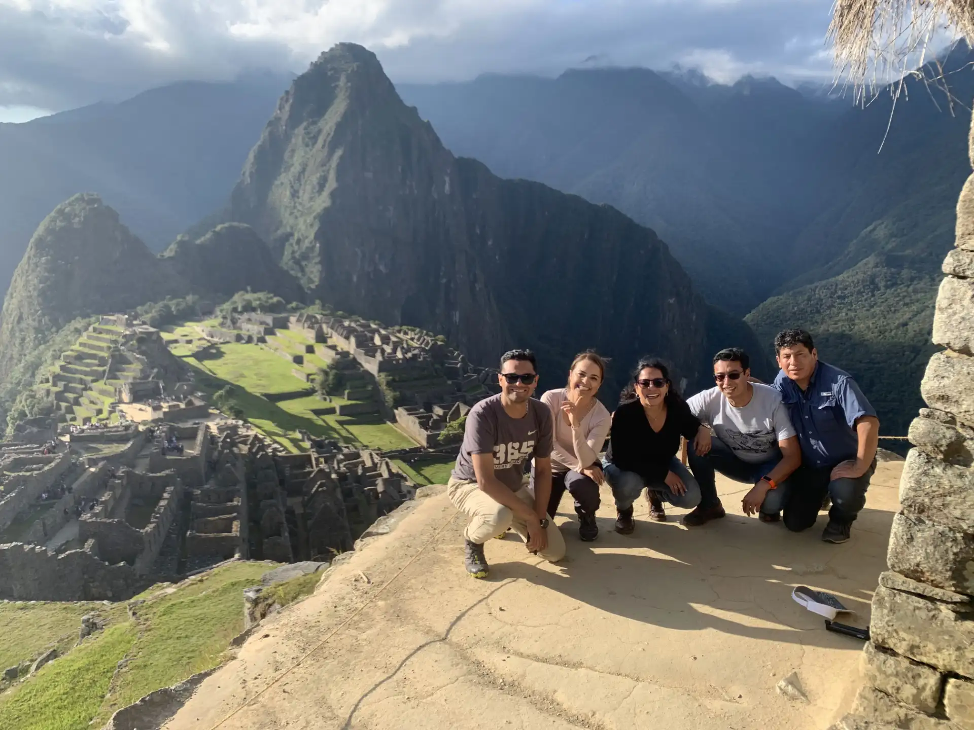 The reward: Machu Picchu and Huayna Picchu from above.