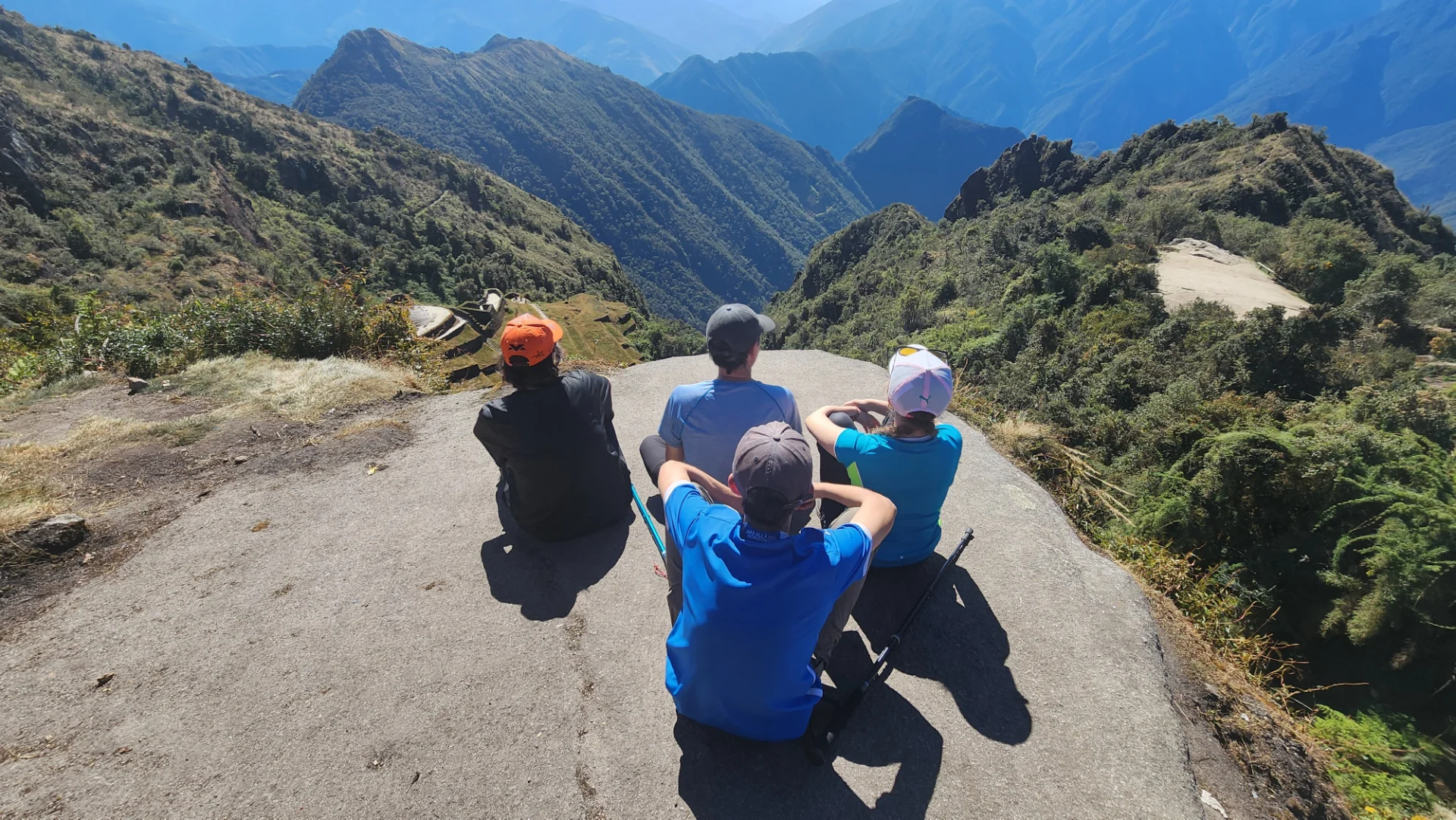 Classic Inca Trail 4 Days / 3 Nights to Machu Picchu - scenic viewpoint on the tour