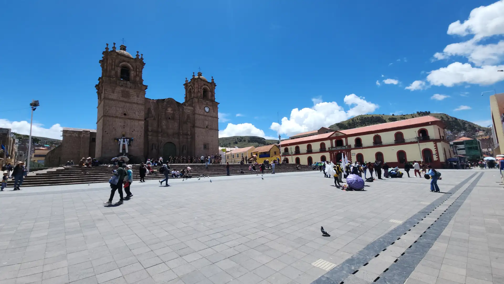 The cathedral on Puno’s Plaza de Armas.
