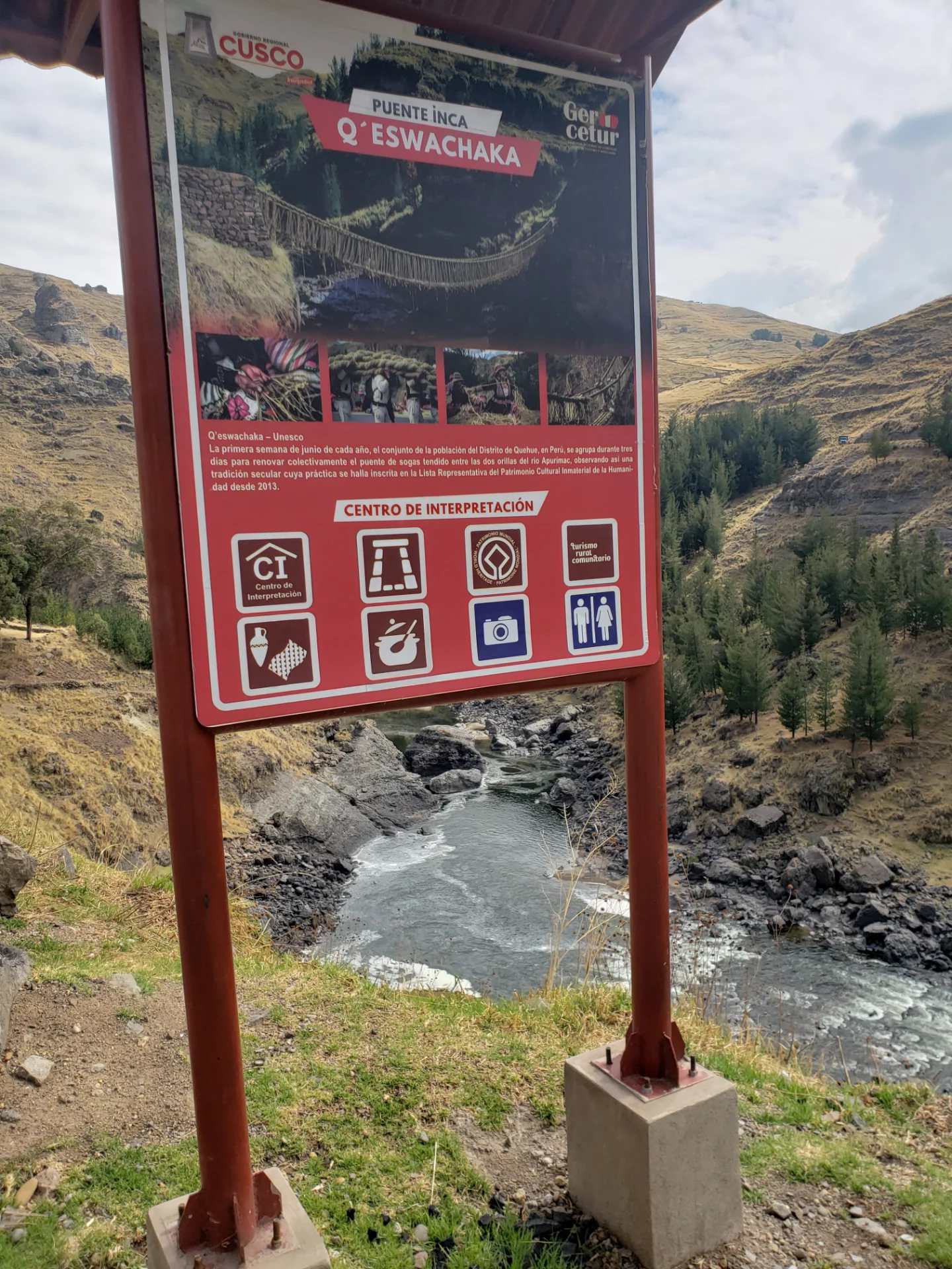 Q’eswachaka Inca Bridge Full Day Tour from Cusco - trail and mountain landscape