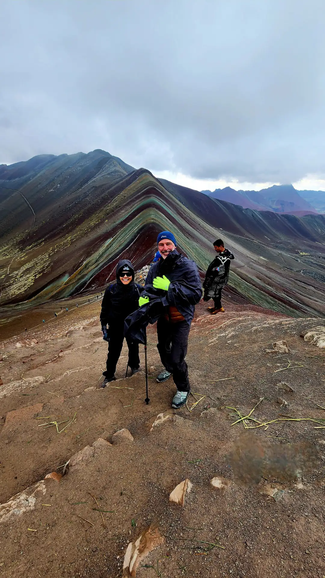 The mineral stripes of Rainbow Mountain (Vinicunca).