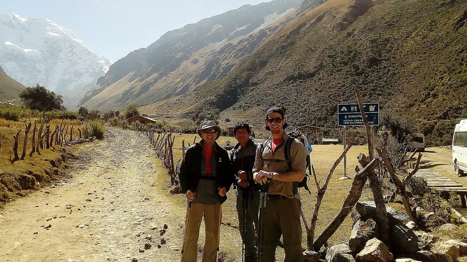Salkantay Trek 4 Days - scenic viewpoint on the tour, Cusco, Peru