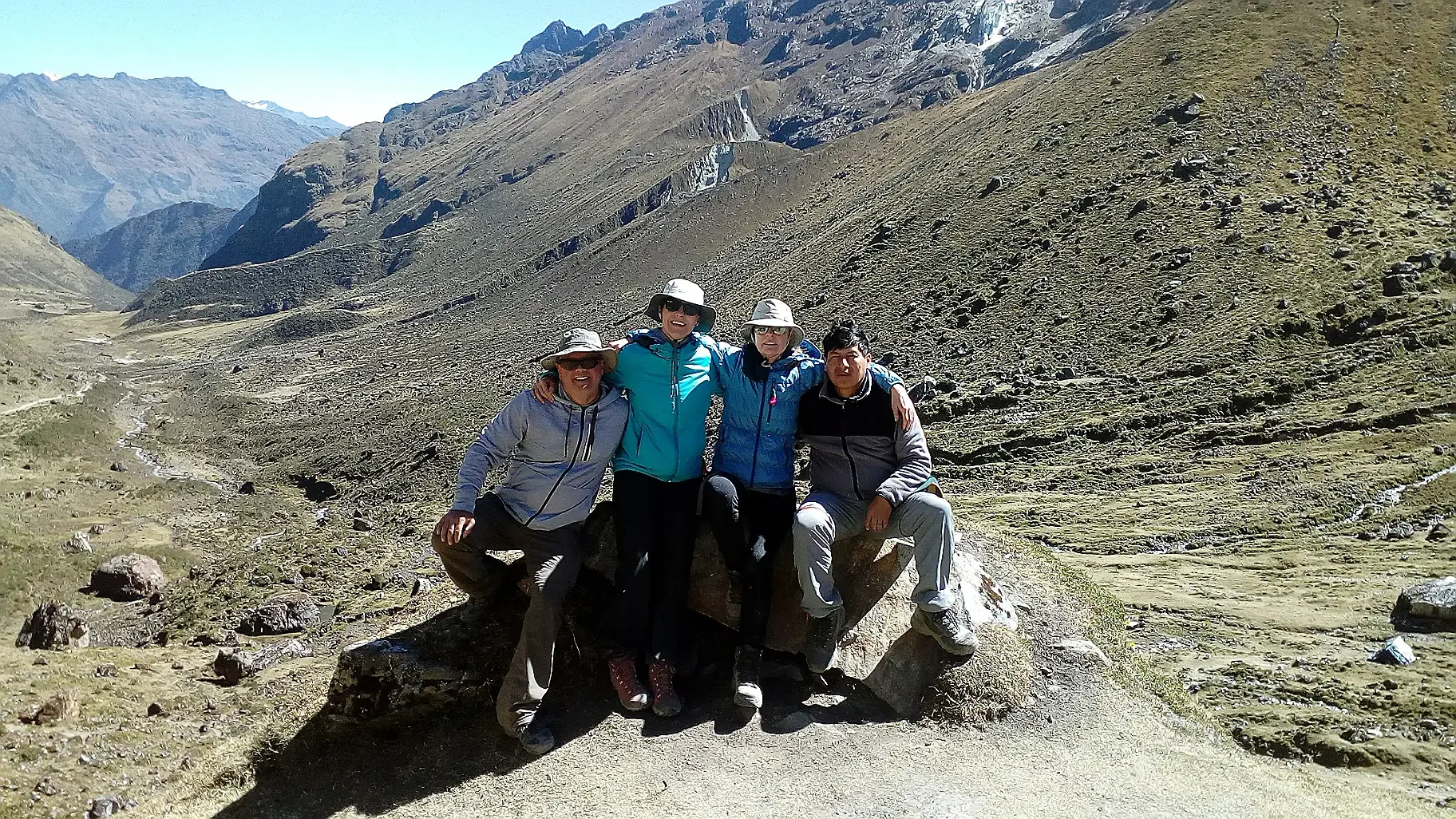 Salkantay Trek 4 Days - on the tour route, Cusco, Peru