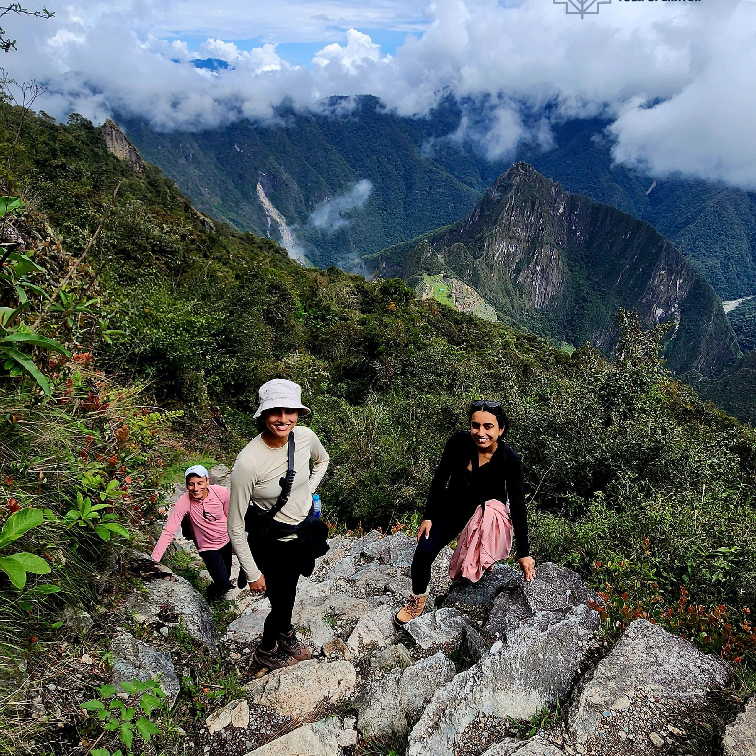 Machu Picchu view from Huayna Picchu mountain
